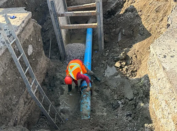 Sewer Pipe Burst Replacement in Whitby