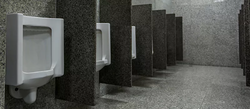 Urinal Divider Installation in Whitby, ON