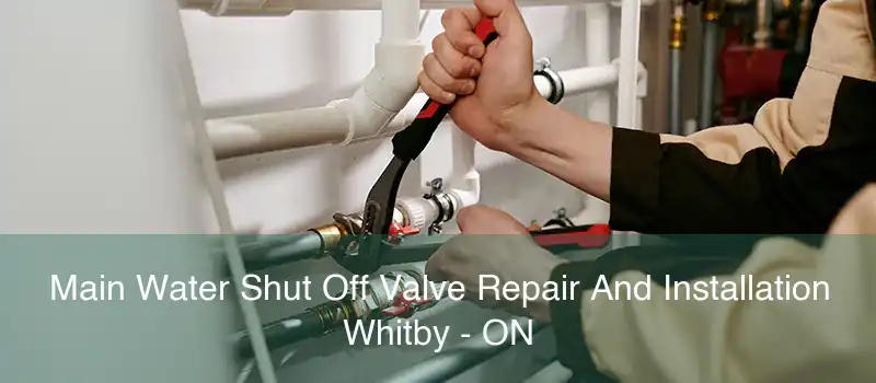 Main Water Shut Off Valve Repair And Installation Whitby - ON