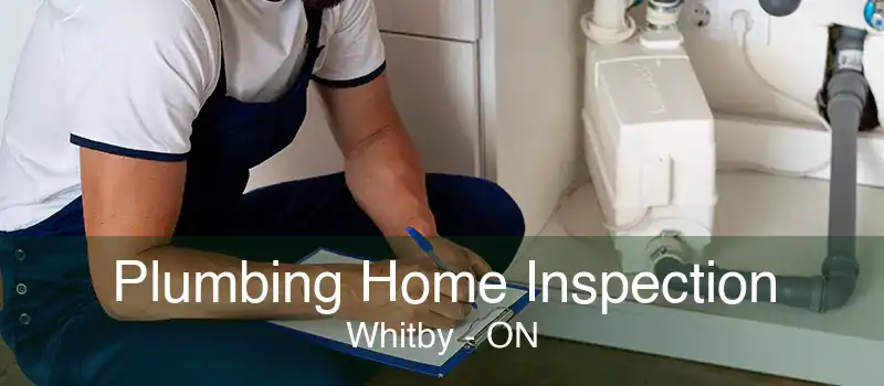 Plumbing Home Inspection Whitby - ON